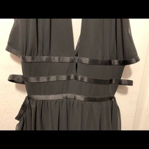 Black maxi dress from Express.